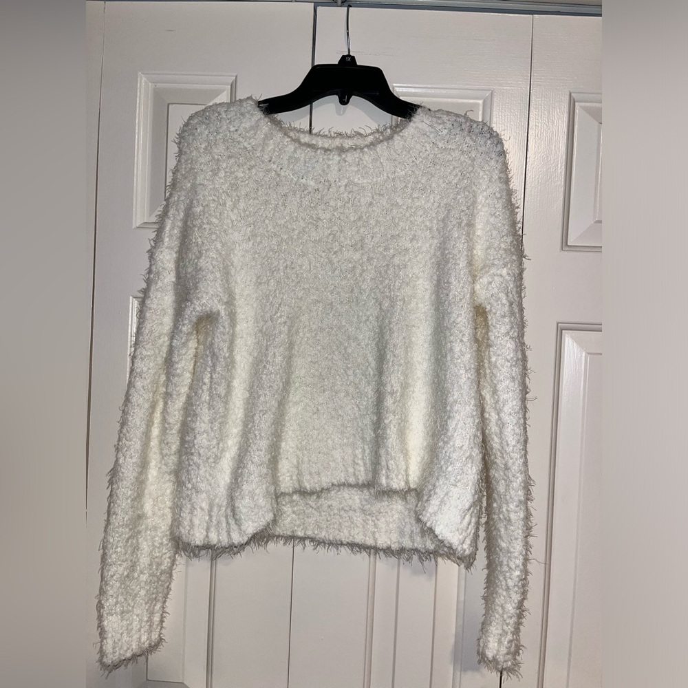 Show Me Your Mumu Women's Crop Varsity Sweater Knubby Knit Size Small - Picture 1 of 6